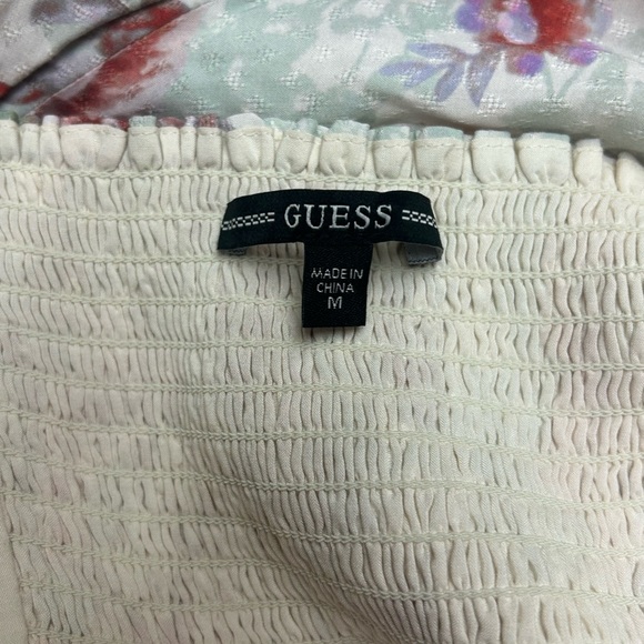 Guess Floral Green and Pink Susanna Midi Dress Size M - Picture 12 of 15